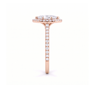 Bague Odéon Diamants Marquise, diamants de laboratoire, or rose 18 carats — Maison Laveran Paris