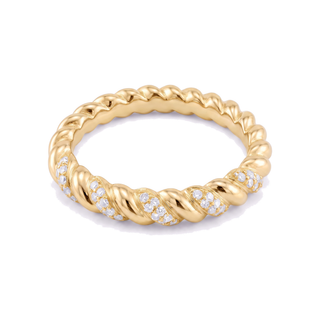 Bague Rodin Or Jaune - vue de face