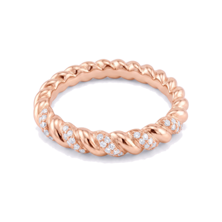 Bague Rodin Or Rose - vue de face