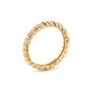 Bague Rodin Or Jaune - vue trois-quarts